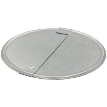 100 mm Endteller - Stirnscheibe aus verzinkten Blech