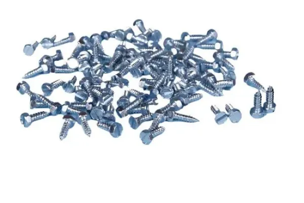 100 Stück verzinkte Schrauben für Blechmantel