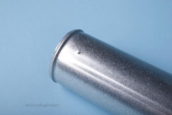 1,0 m Blechrohr feuerverzinkt, Durchm. 70 mm