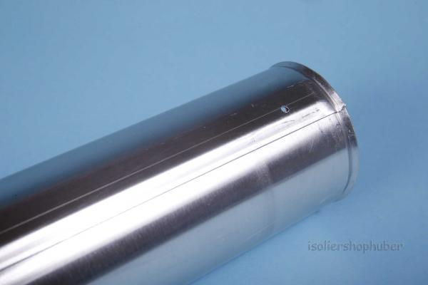 1 m Aluminium Blechrohr Durchm. 130 mm