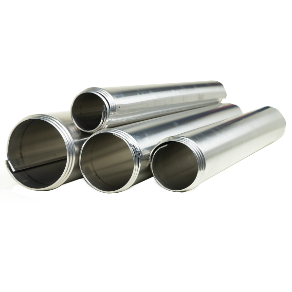 1 m Aluminium Blechrohr Durchm. 220 mm