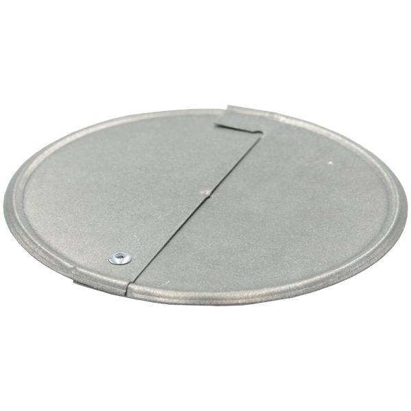 100 mm Endteller - Stirnscheibe aus verzinkten Blech