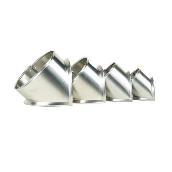 70 mm Blechstutzen Abzweig 90°- Aluminium - seewasserfest